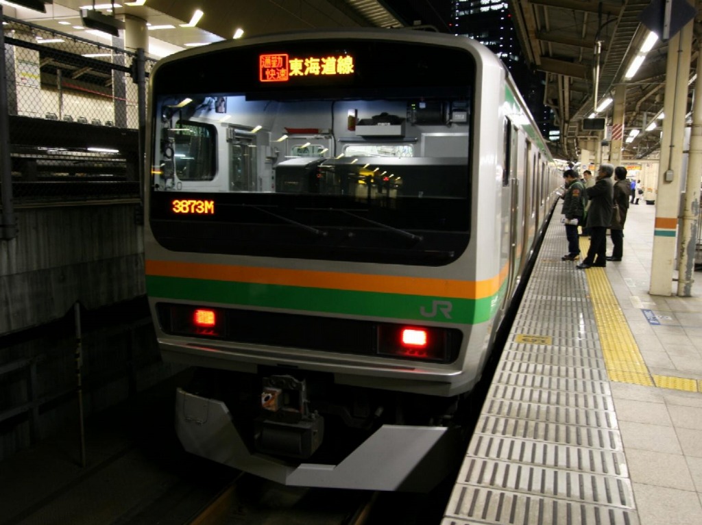 東海道線e231系通勤快速 孫への贈り物 東海道線e231系通勤快速 孫への贈り物