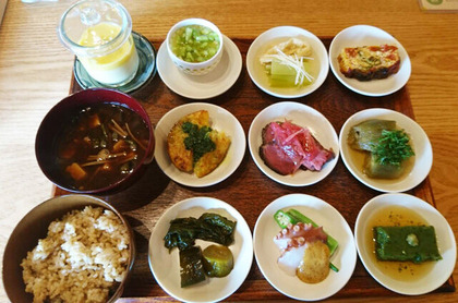 野菜とジビエのお膳