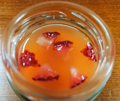 はちみついちごプリン