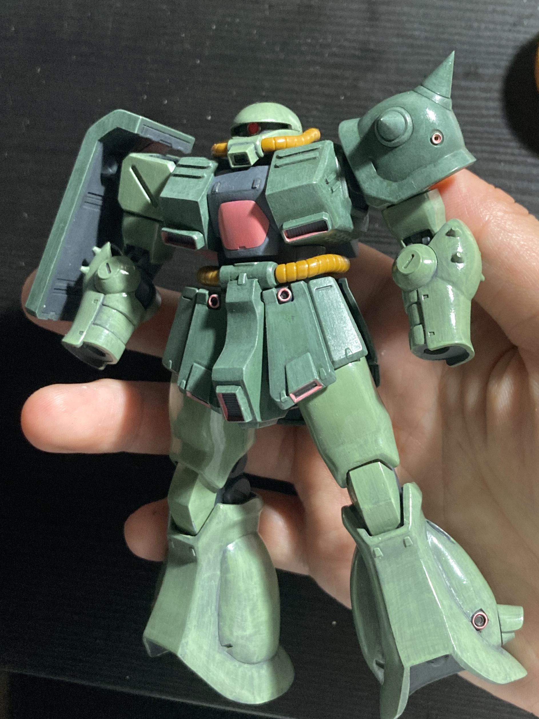 HGUC 1/144 ザクII改 改造（制作編） : おいれんすの作業机