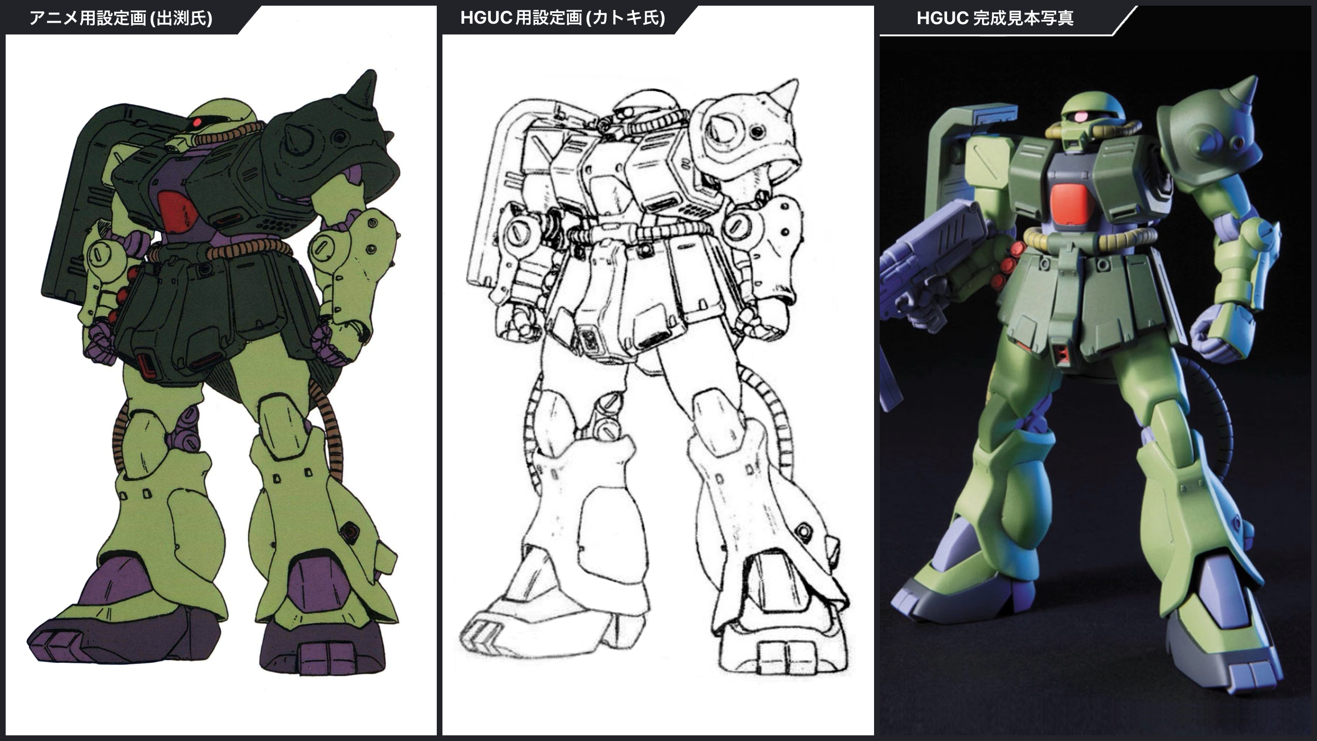HGUC 1/144 ザクII改 改造（制作編） : おいれんすの作業机