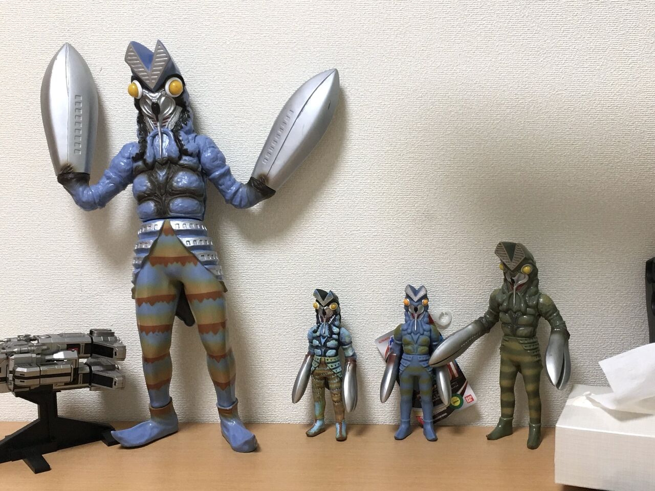 ウルトラセブン メトロン星人 ビッグソフビ 塗装品 リペイント