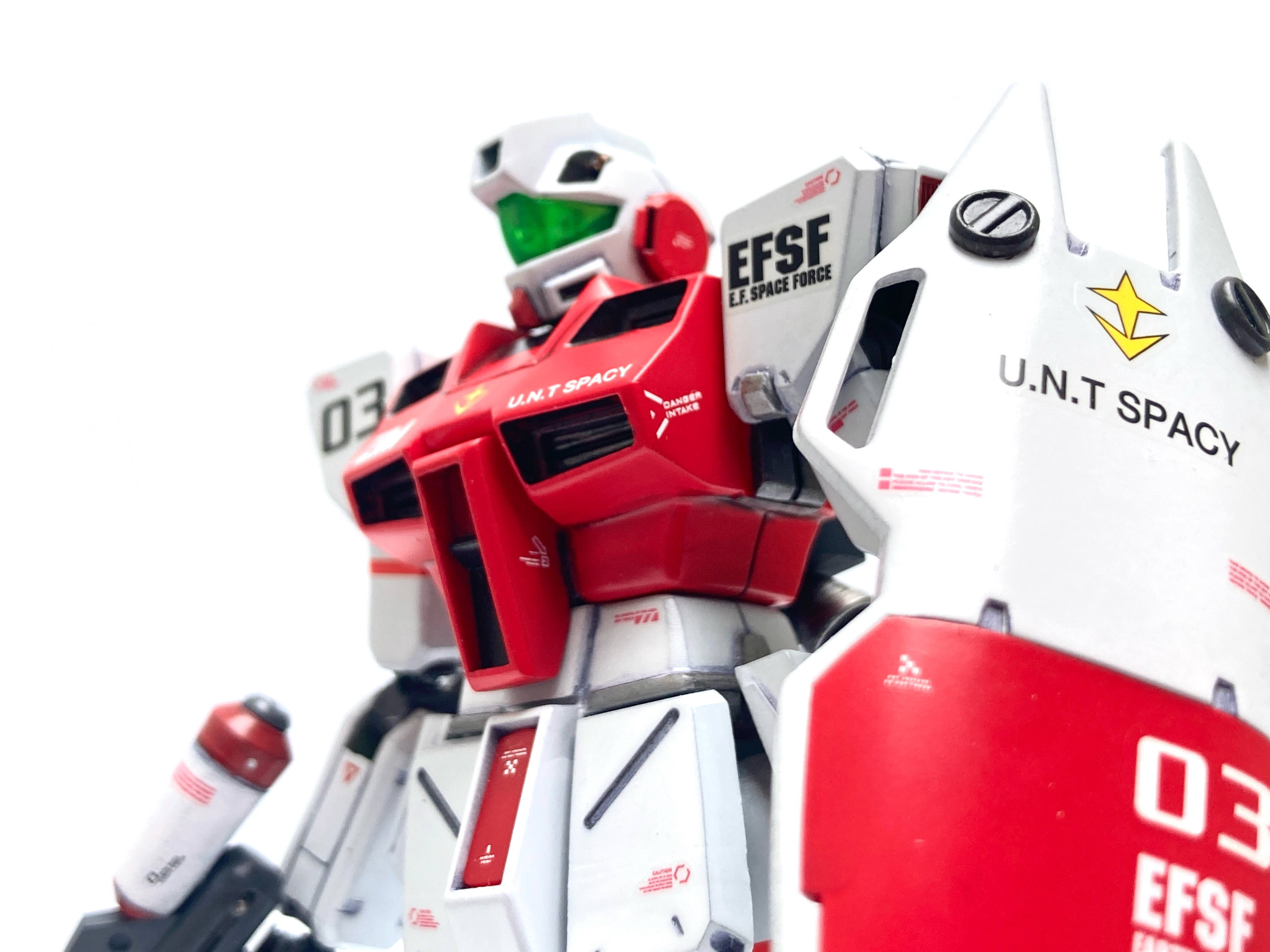 プレバン限定 MG ジムコマンド(宇宙戦仕様・ユーグ機)改修・全塗装