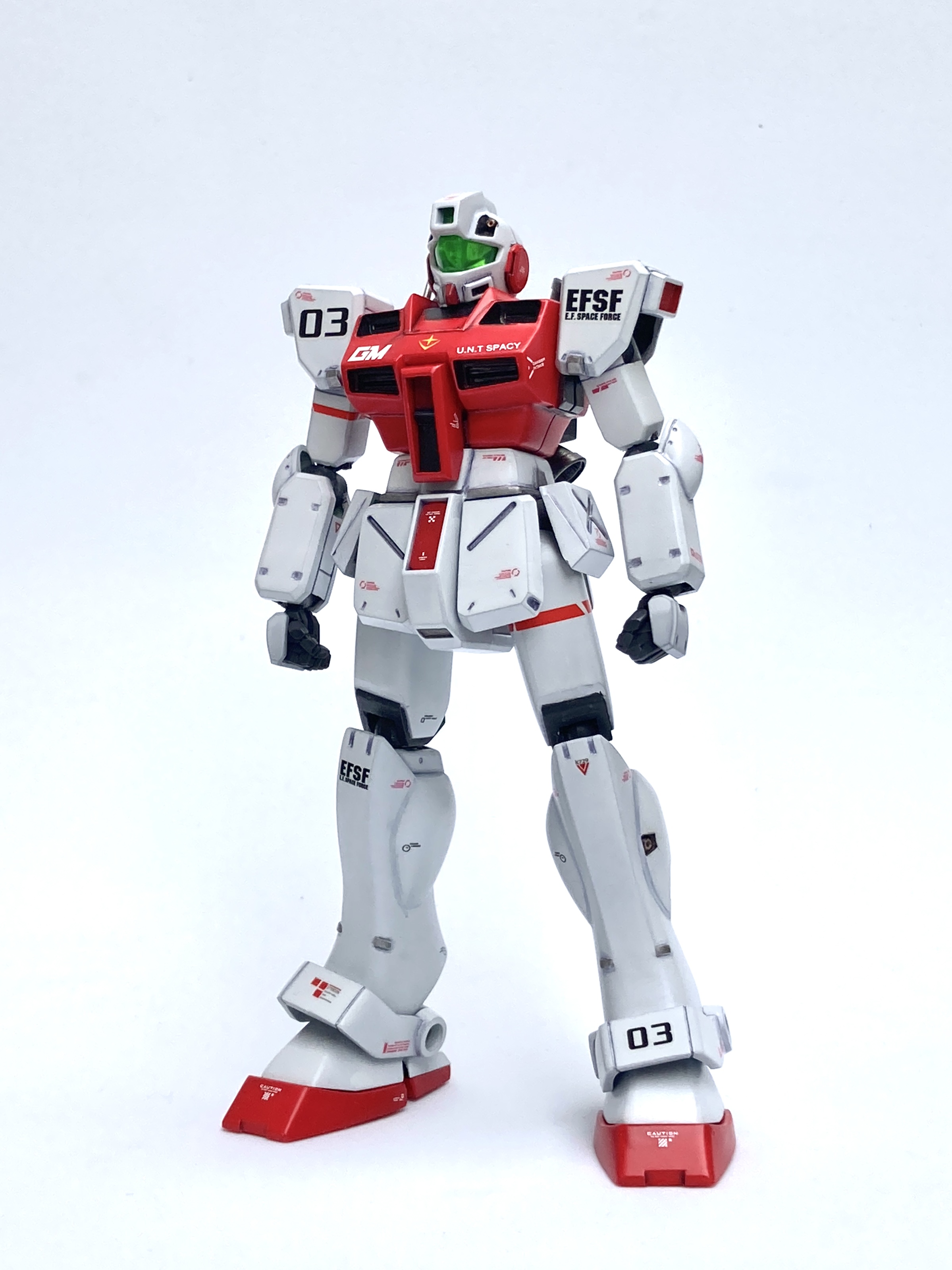 旧キット 1/144 ジム・コマンド宇宙用 改造（完成編） : おいれんすの
