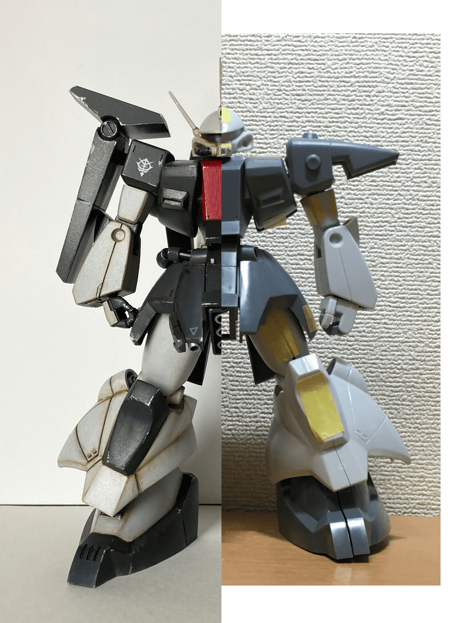 旧キット 1/144 ザクIII 改造（完成編） : おいれんすの作業机