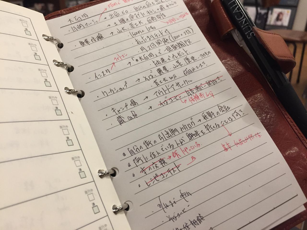 2年前のメモ帳 殴り書きの自分の字公開します 大石田町エトペソラ