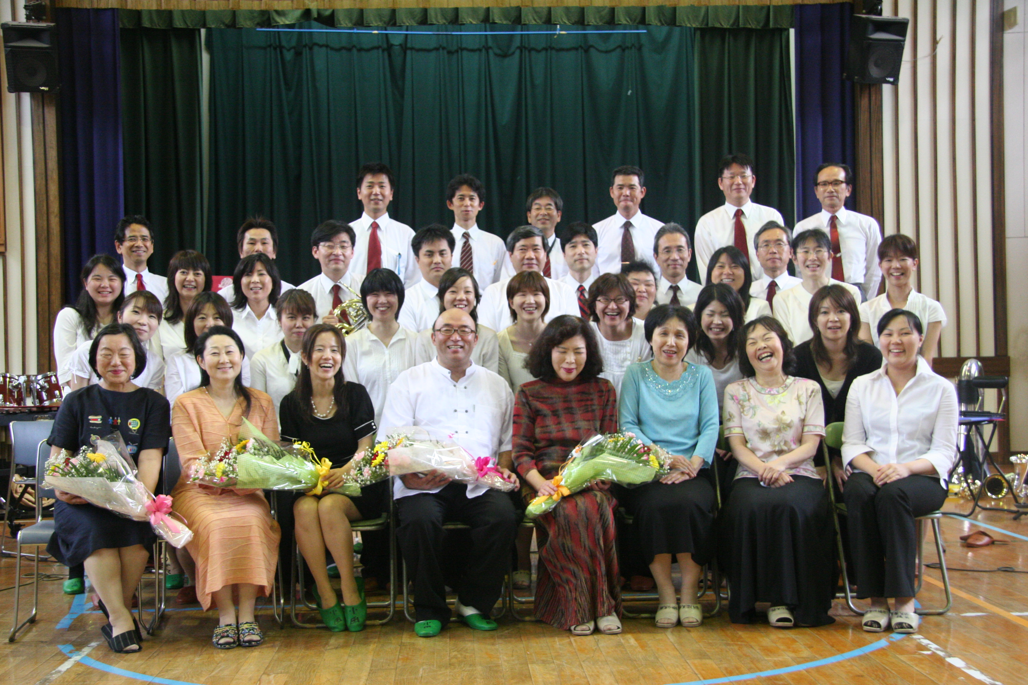 07田野小学校演奏会 大分県庁職員吹奏楽団blog The Tact