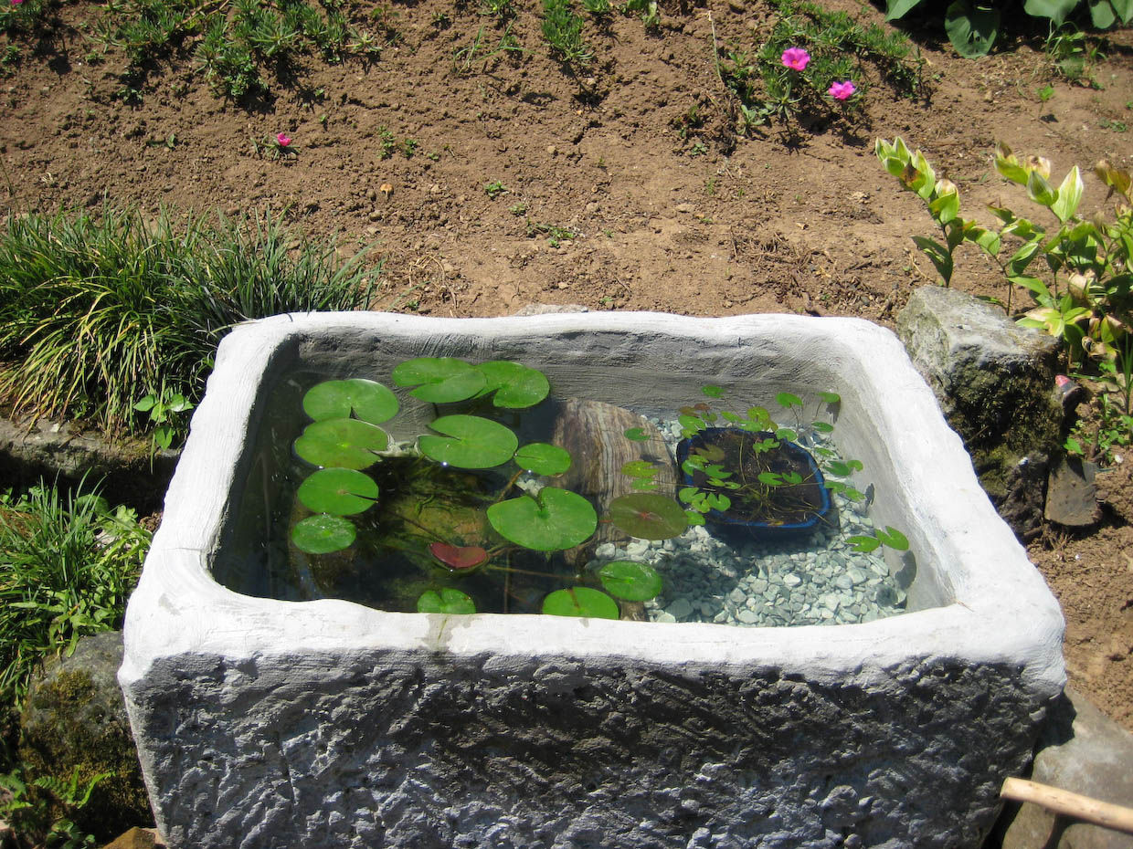 石桶水槽の防水完成 : 大分屋3の週末だけのブログ