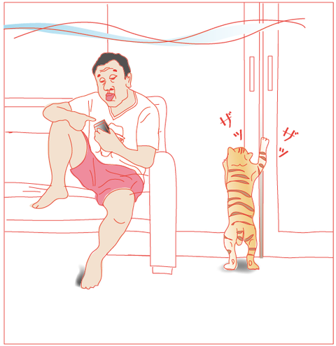 夏とネコとおじさん_6