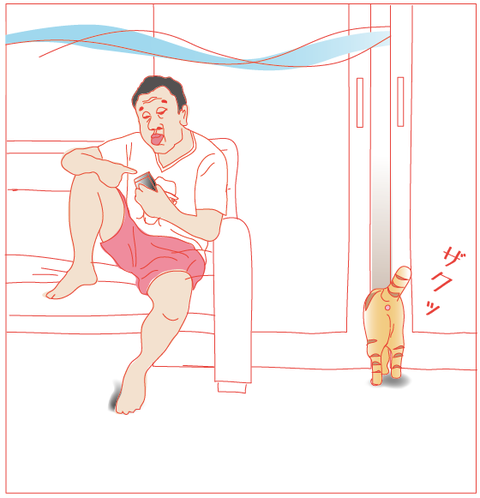 夏とネコとおじさん_7
