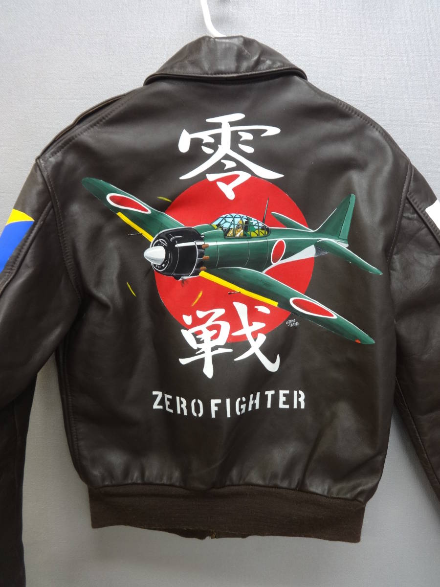 ★フライトジャケット★A-2★ラフウェア★ハンドペイント★CUSTOM KING リアルマッコイズ THE REAL McCOY'S J.A.DUBOW デュボウ A-2