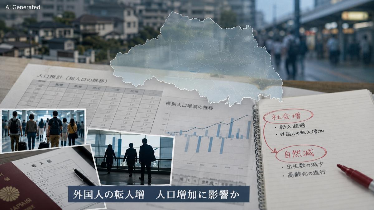 【速報】日本人が避けがちな埼玉県で謎の人口爆発か ついに始まった2か月連続で増加「どうしてか分かるよな?」