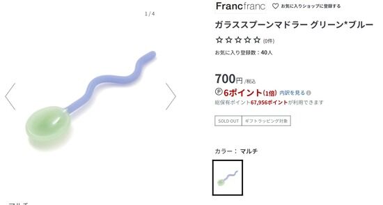 【画像】JKの間で流行しているスプーン、完全にアレwwwwwwwwwwwwwww