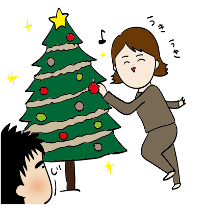 ニトリのクリスマスツリー