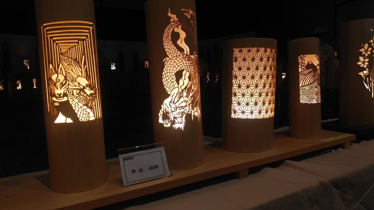 見事な竹灯籠の展示会 コーおじさんの種まきブログ