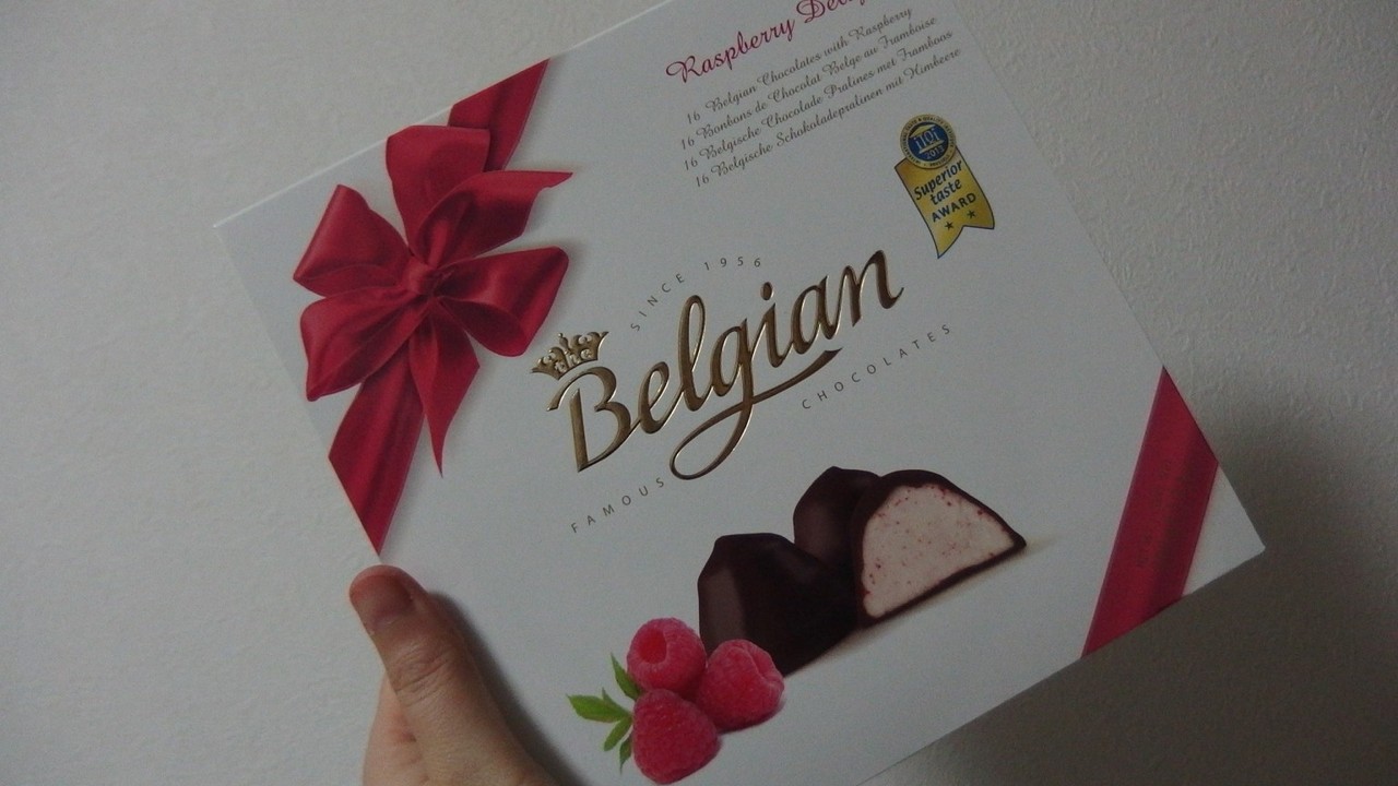 ベルジャンのラズベリーチョコ ハムレットのハート型チョコ 16年2月下旬 にょにょ すいーつ