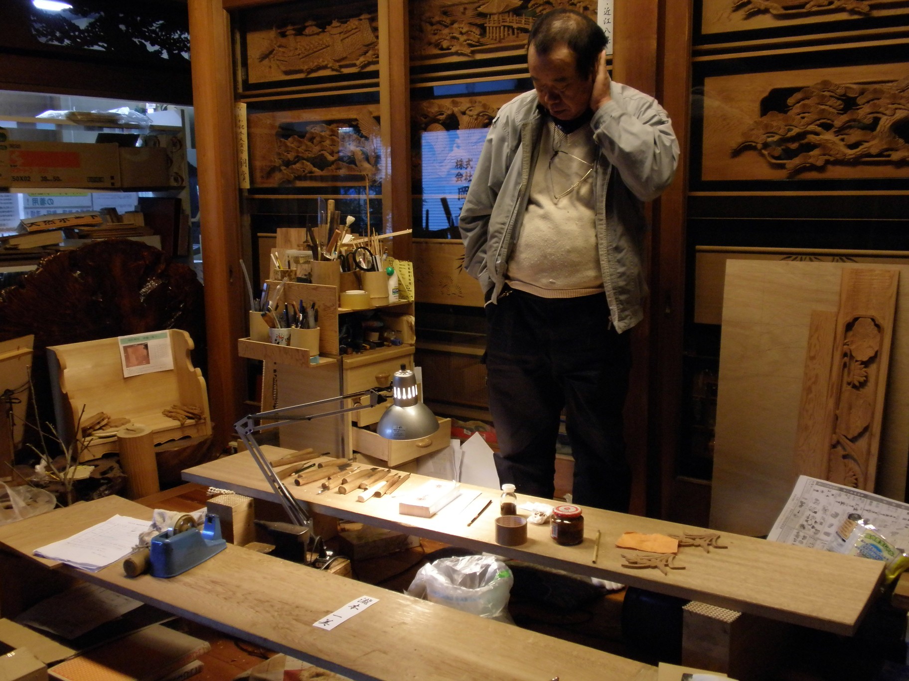 欄間彫刻職人ここにあり 材木屋さんのひとり言