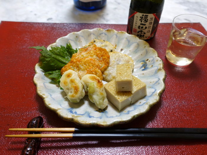 さぷら伊豆 渋谷の平日 伊豆の休日 自宅めし つと豆腐の煮もの さぷら伊豆 渋谷の平日 伊豆の休日 自宅めし つと豆腐の煮もの