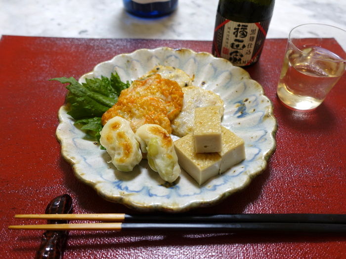 さぷら伊豆 渋谷の平日 伊豆の休日 自宅めし つと豆腐の煮もの