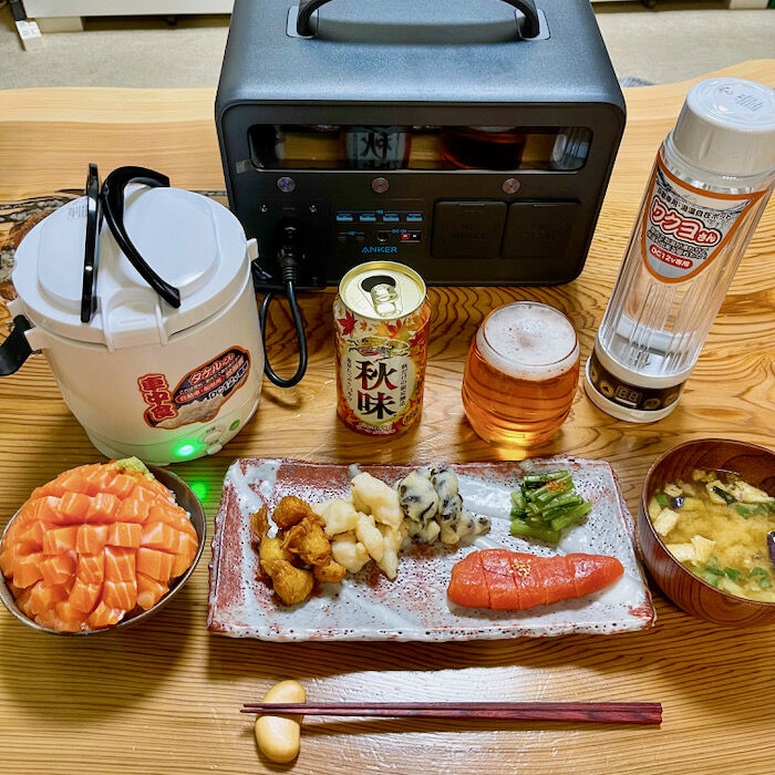 タケルくん ワクヨさん タケルくん（炊飯器）・ワクヨさん 車中泊や 