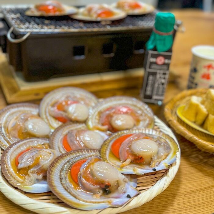 自宅めし 月日貝の浜焼き : さぷら伊豆！渋谷の平日・伊豆の休日
