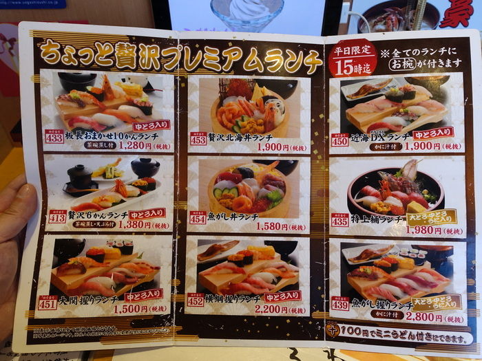 さぷら伊豆 渋谷の平日 伊豆の休日 大仁 魚がし鮨 流れ鮨 大仁店