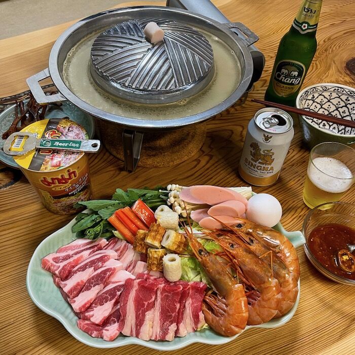 自宅めし ムーガタ鍋 : さぷら伊豆！渋谷の平日・伊豆の休日