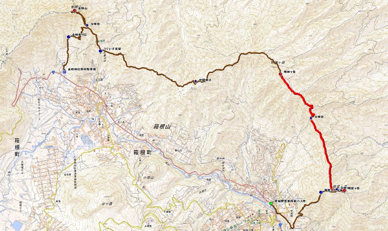 箱根外輪山縦走 鉞と絶景からの冬支度した山巡り その7 神奈川県 明神ヶ岳 明星ヶ岳 Teku Log
