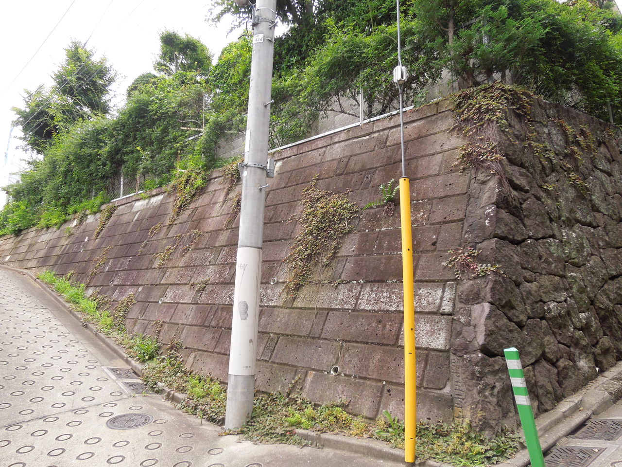 三方角地の段差の激しい豪邸が成城にありました : 東京都内の豪邸探索