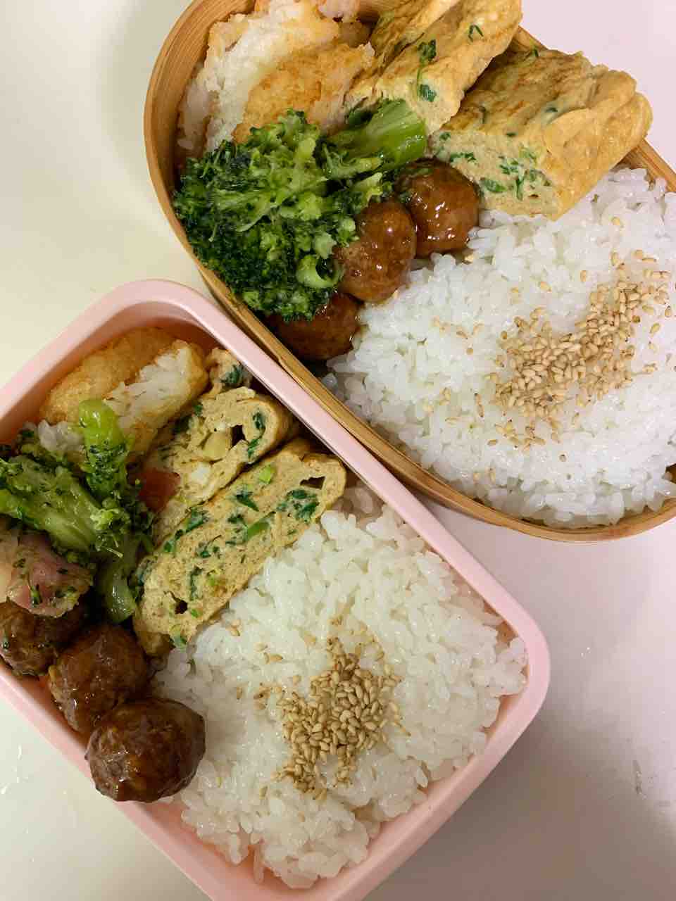 中学生活 ピカ454個目 ハル162個目の弁当 岡製麺所 うどん屋日記