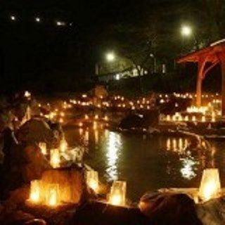 岡山 ろうそく 湯原