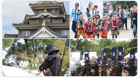 岡山城 宇喜多軍大行列