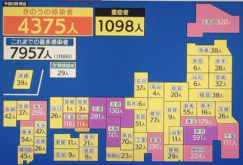 全国感染者0506