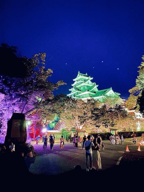 岡山城　夏の頃