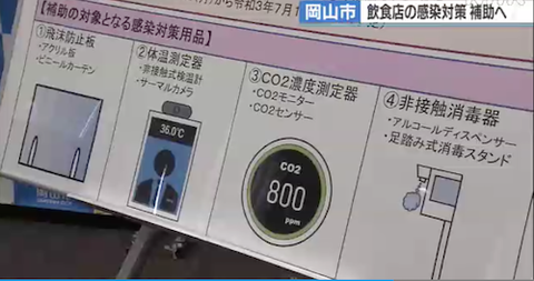 飲食店 感染対策 4種 補助