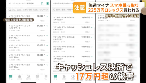 01 偽造マイナカードで携帯機種変