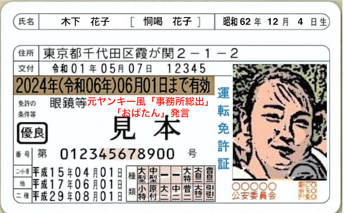 免許 証 旧姓 併記