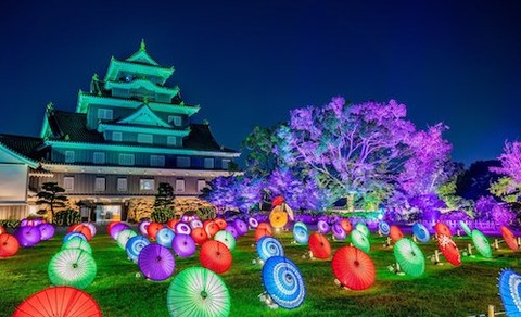 岡山城　夏