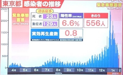 東京感染者数0203
