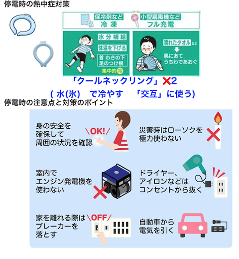 停電時の熱中症対策
