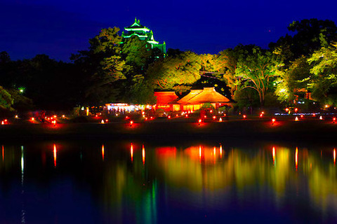 岡山　後楽園　春　幻想庭園