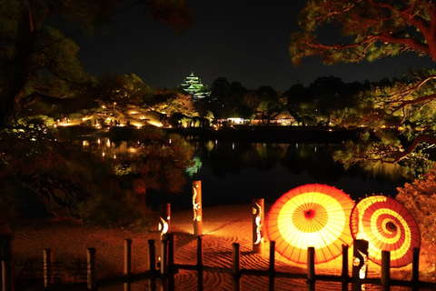 岡山 幻想庭園 後楽園(岡山城)aa