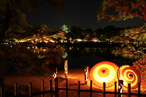 岡山　幻想庭園　後楽園(岡山城)aa