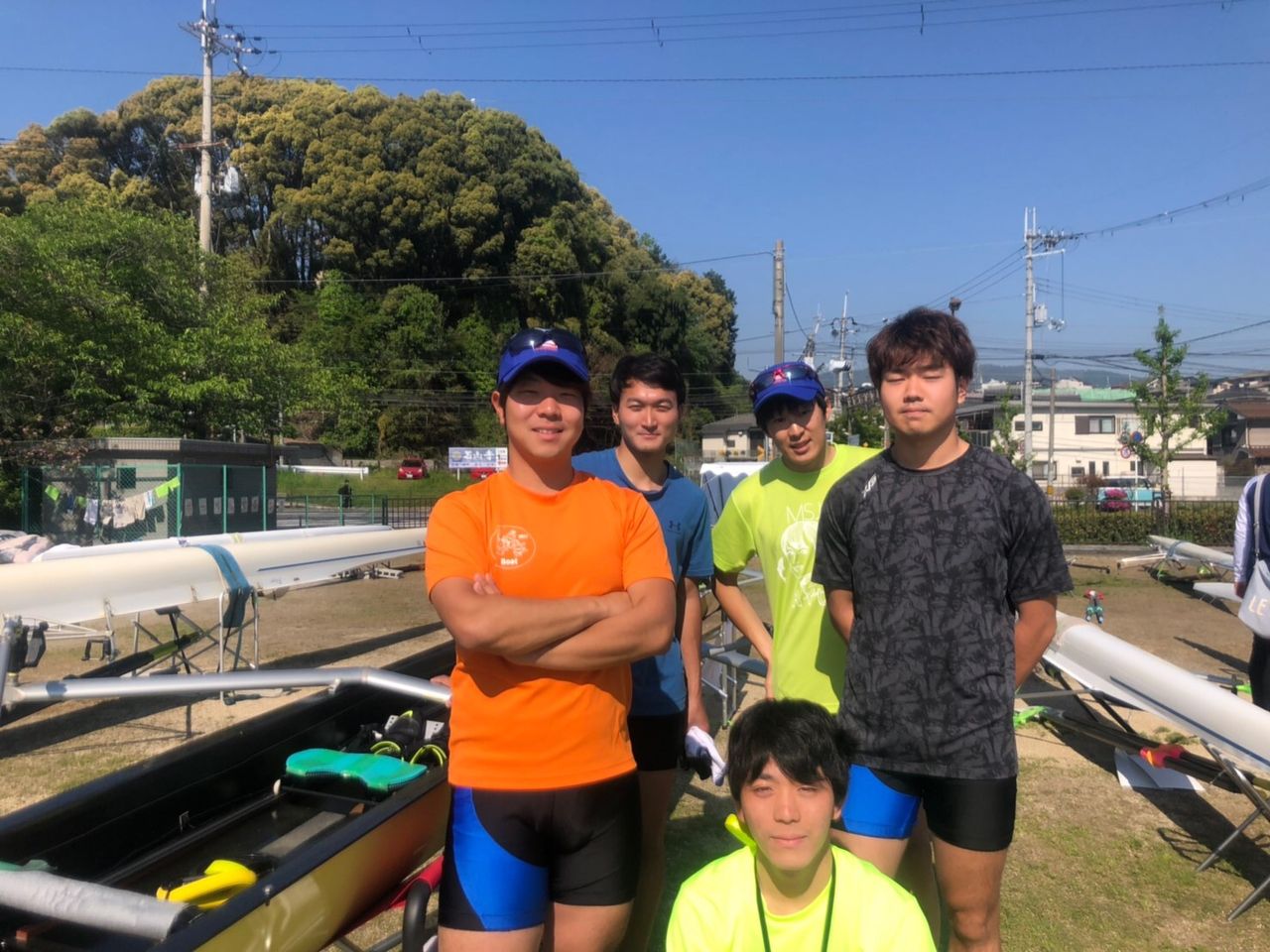 朝日レガッタ 当日 岡山大学 医学部 歯学部漕艇部