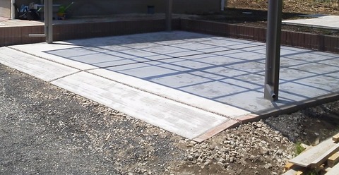 カーポートー完成_2