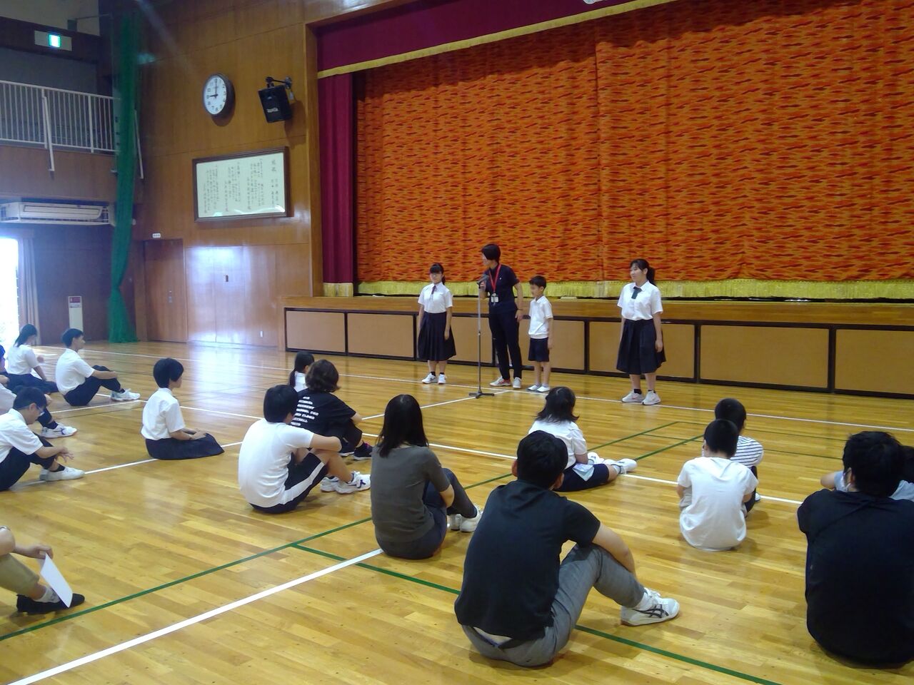 小学　朝礼 １０月 全校朝礼 : 岡崎盲学校 公式ブログ