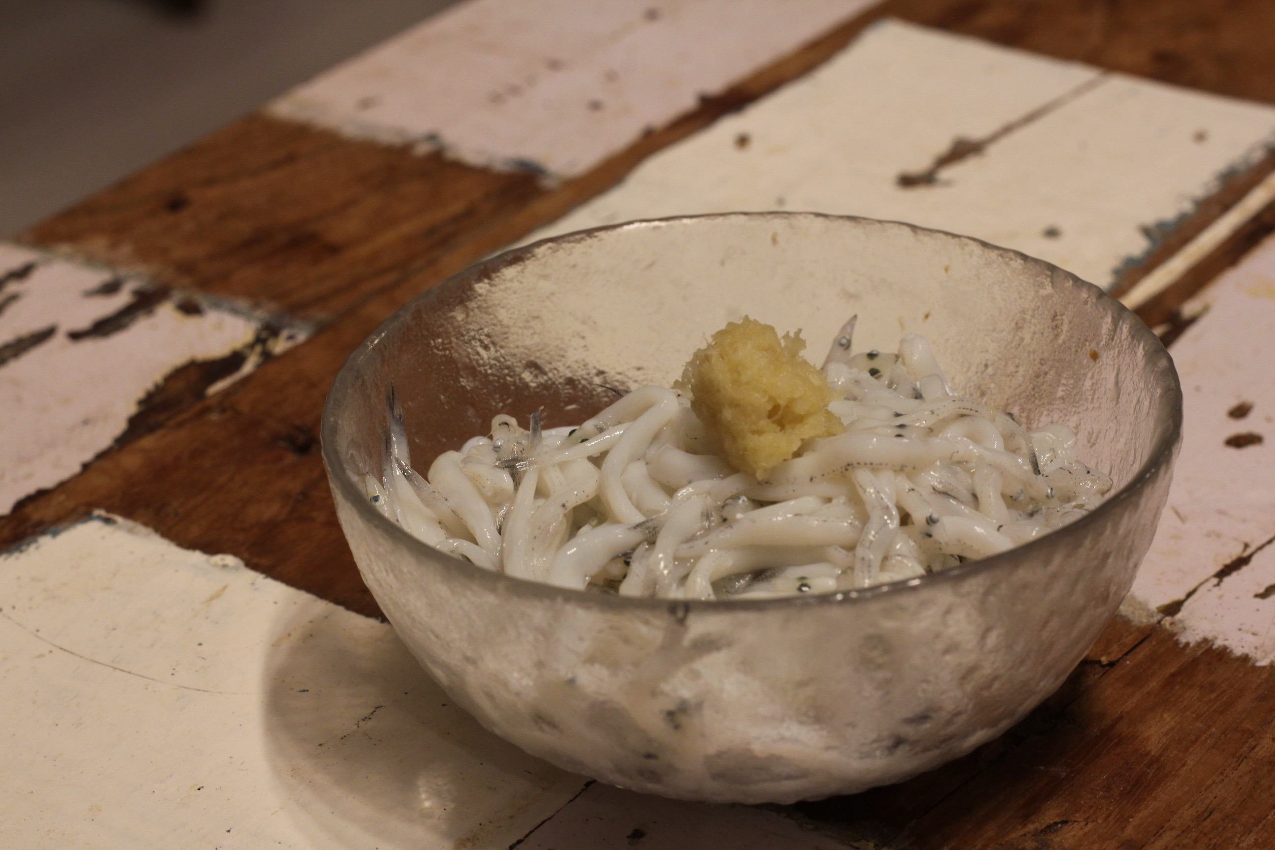 Recipe 白魚の湯引き 仙台 東京オカザキッチン Recipe 白魚の湯引き 仙台 東京オカザキッチン