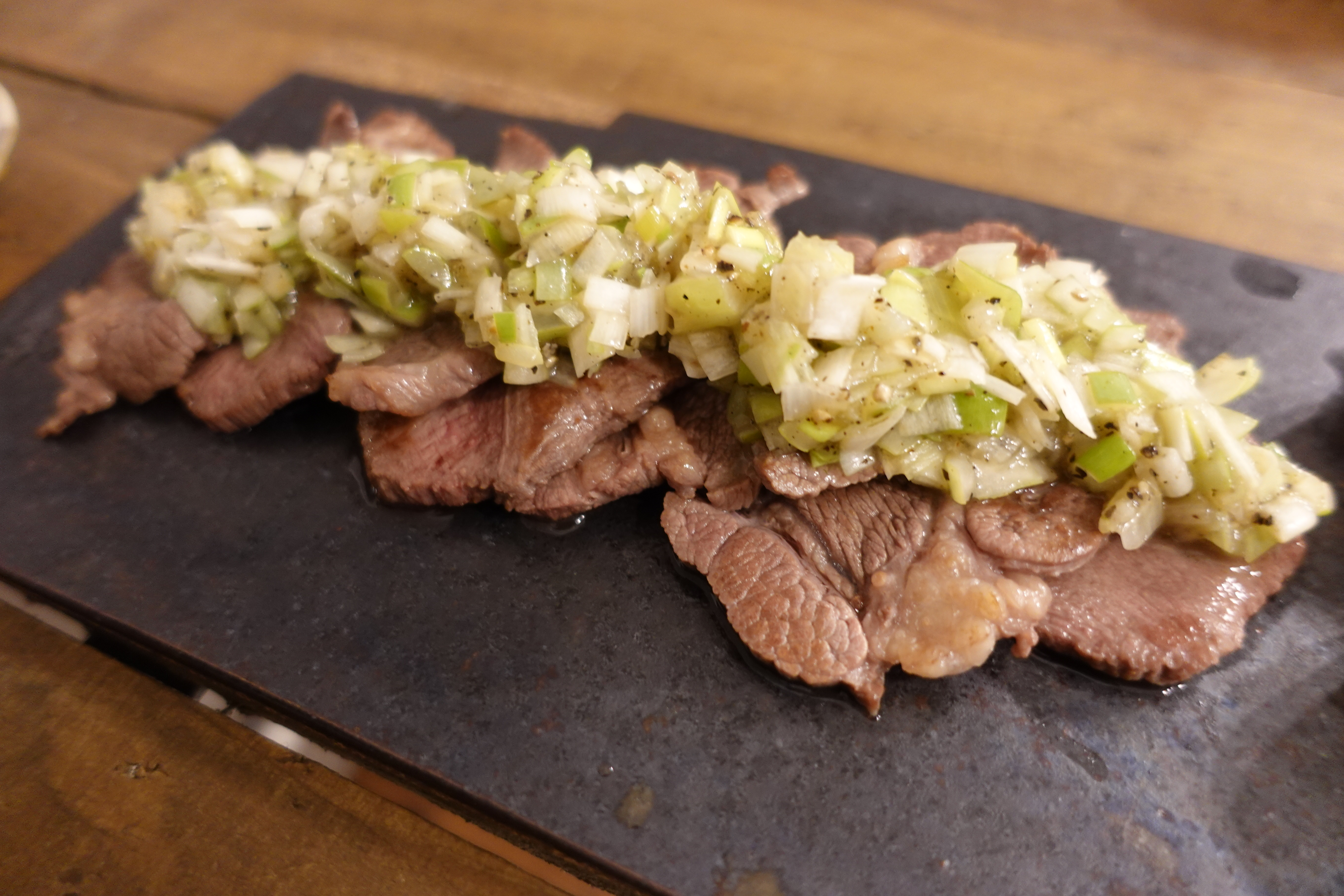 Recipe ネギ塩牛タン 桜の季節 東京オカザキッチン Recipe ネギ塩牛タン 桜の季節 東京オカザキッチン