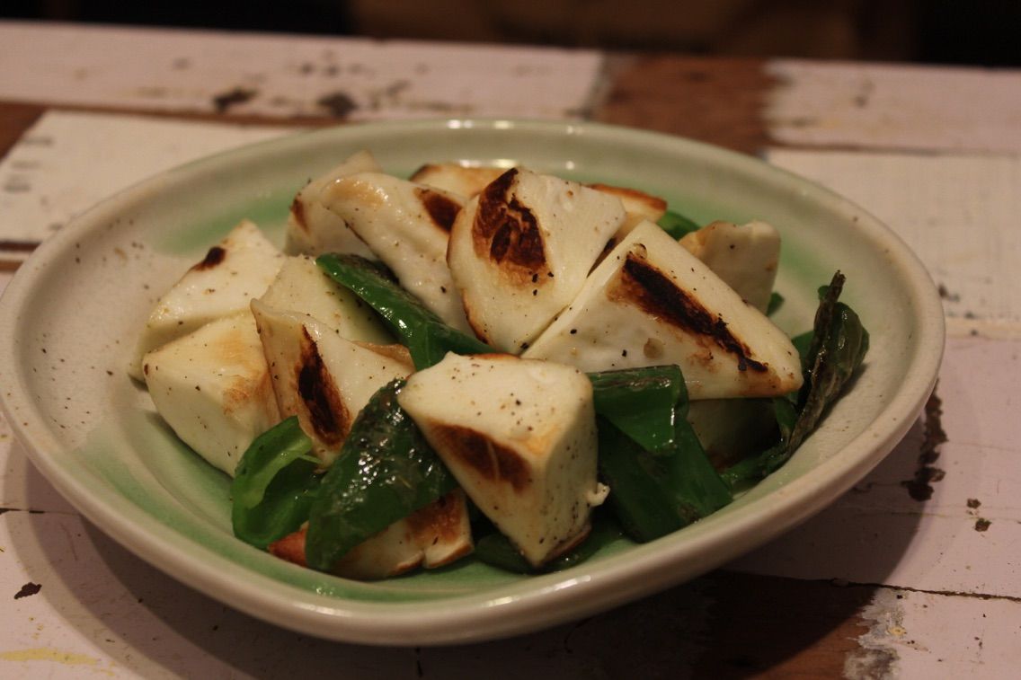 ハンペンとピーマンの塩炒め Music Mando Diao 東京オカザキッチン