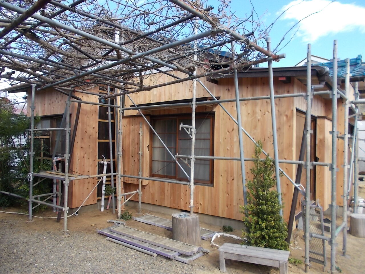 杉板の外壁リフォーム 社長 ブログ 社長のつぶやき 桶市ハウジング